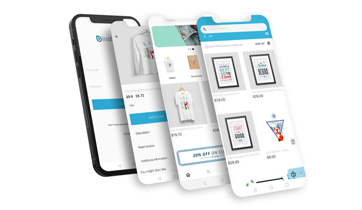 prestashop mobile application